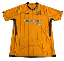 Hull City FC 2009/10 Home Shirt By Umbro XL Free Post The Tigers 