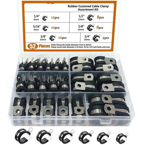 Stainless style clips rubber - clips,