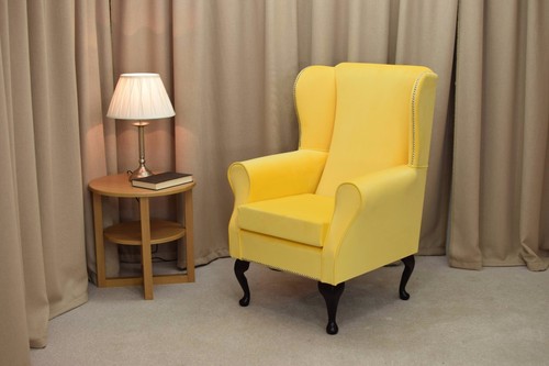 High wing back fireside chair - wing,
