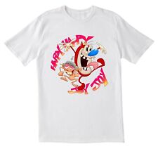 Ren And Stimpy Happy Happy Joy Joy Nickelodeon 90s T-Shirts Retro Unisex Tshirts