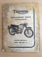 Triumph Bantam Cub, Super Cub 200, Spare Parts Catalogue, Parts Catalogue, Genuine '67