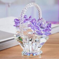 Small Crystal Flower Basket