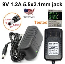 Tested 9V 1.2A 1200mA AC/DC