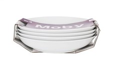 Set white pasta bowls - set,