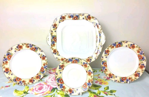 Aynsley vintage floral bone - aynsley,
