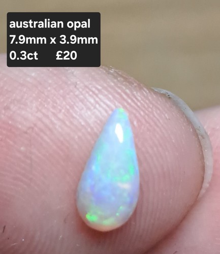 Australian opal white with - opal,