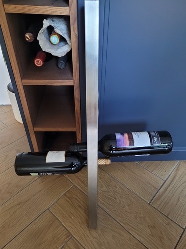 Metal wall mounted - metal, bottle
