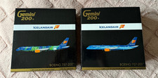 Gemini Jets 200 ICELANDAIR AIRWAYS Boeing 757-200 1/200 TWIN SET - RARE MODELS
