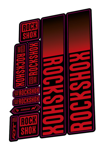 Rockshox judy fork - fork, decal