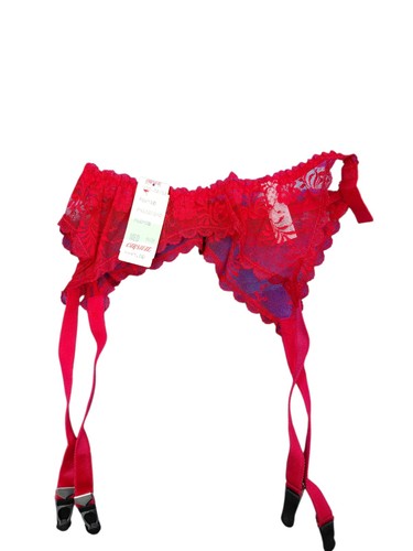 Vintage red carnival garter - vintage,