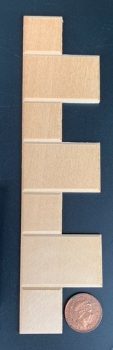 Dolls house wooden quoin - house,