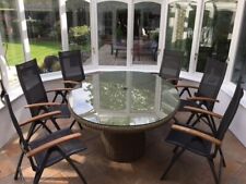 Rattan oval garden/inside