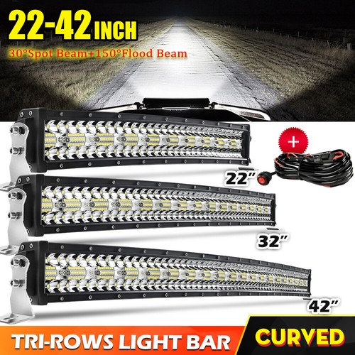 Curved tri row - curved, led