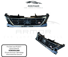 FRONT MAIN BUMPER CENTRE RADIATOR GRILL FOR SEAT LEON FR 5F 2017 - 2020 FR Badge