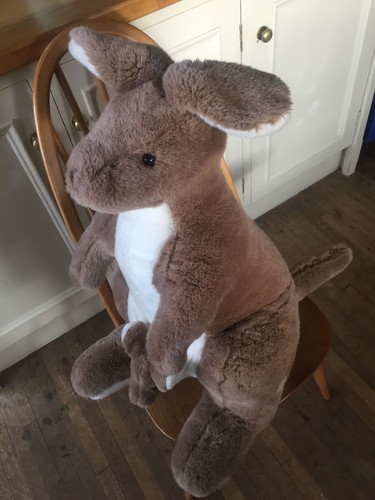 Giant kangaroo plush stuffed