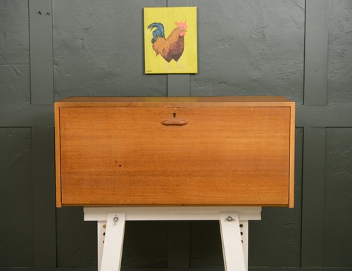Ladderax teak vinyl cabinet - vinyl,