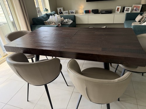 Dining table set with - with, chairs