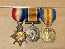 WW1 1915 Star Trio Lancashire