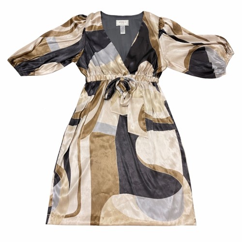 Eliza dress taupe - eliza,