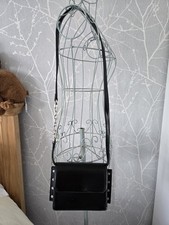 Topshop Black Side Stud Shoulder Handbag