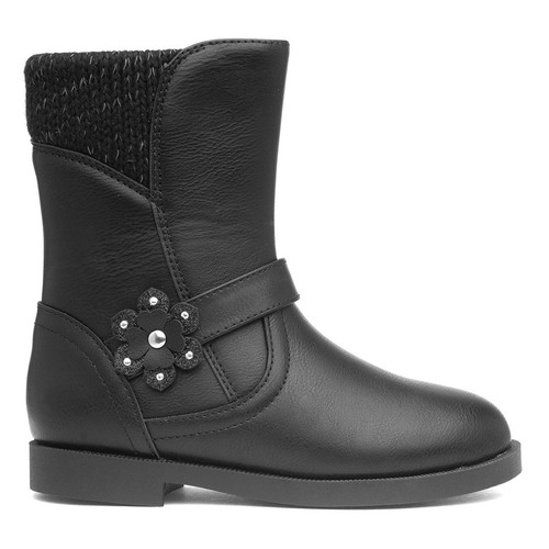 Walkright girls boots black - walkright,