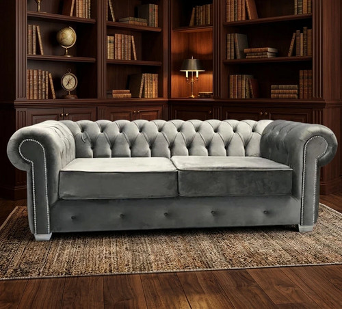 Chesterfield velvet sofa - chesterfield,
