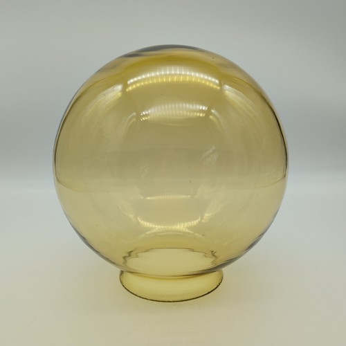 Vintage amber glass round - vintage,