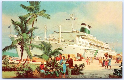 Postcard grace line santa rosa - postcard,