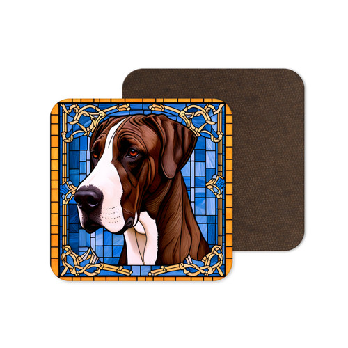 Great dane dog puppy stained - dane,
