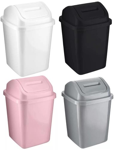 Bathroom square bin - square, swing