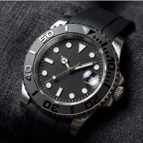Custom 40mm black marina - marina, diver