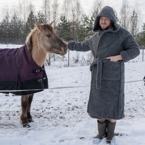 Merino wool robe style - merino,