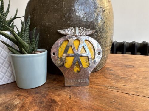 Vintage chrome enamel - /,