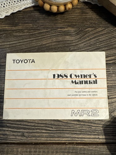 1988 toyota mr2 factory - 1988, mr