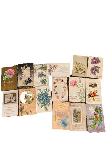 Vintage birthday greetings - birthday,