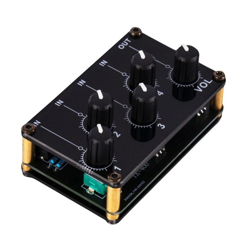 Stereo channel line mixer - stereo, 4
