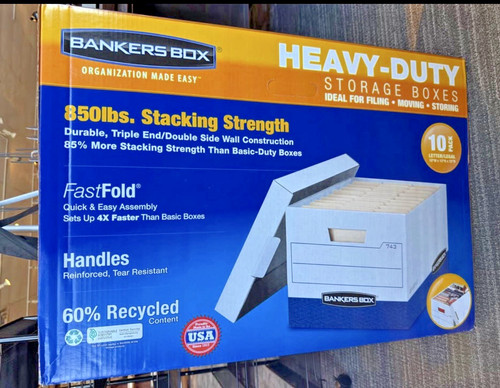 Bankers box heavy - heavy, duty