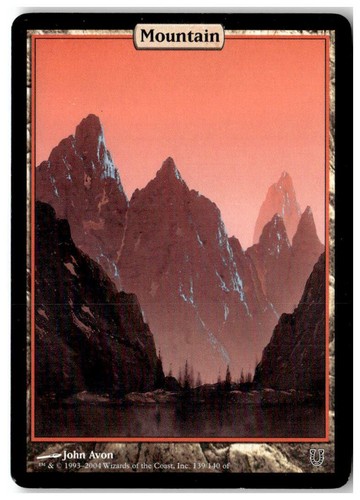 Mtg mountain full art - mountain,