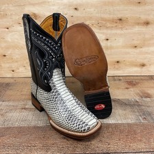 Men Grey Python Print WESTERN