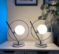 Modern Verso Table Lamp Pair