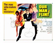 Our Man Flint (1966)_2 A3 Poster 12-16inch 30-40cm  Film Movie Cinema Cult Retro