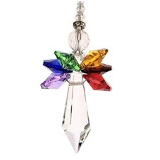 Rainbow Angel Crystal Pendant