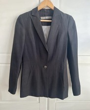 Zara Women's Navy Linen Look