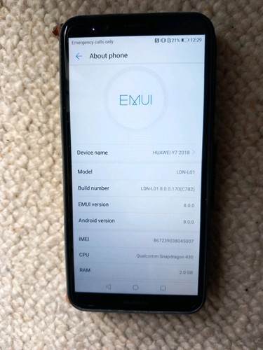 Huawei 2018 ldn l01 - huawei, y7