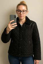 Kangol Black Quilted Jacket