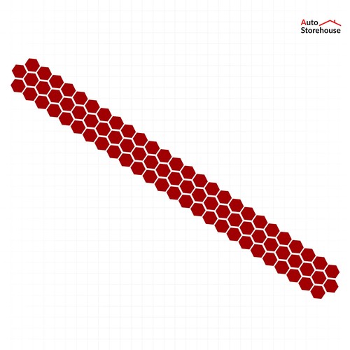 Hexagon racing stripe vinyl - hexagon,