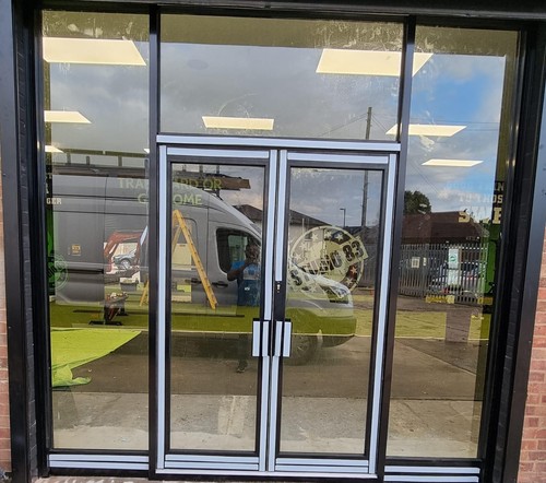 Shop door aluminum - door,