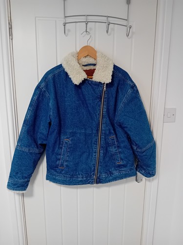 Levi blue denim sherpa - levi's,