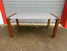 Made.com Bramante 6-12 Seat Extending Dining Table in Grey with Walnut Legs