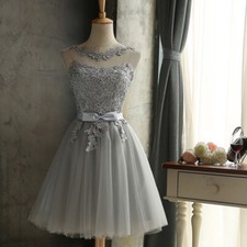 Formal Party Ball Gown Prom Bridesmaid Short Dress Edel Lace Lovely Evening
